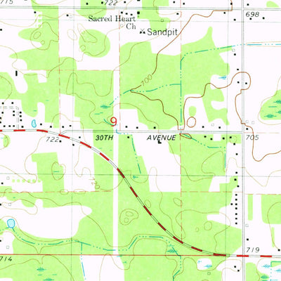 United States Geological Survey Bangor, MI (1981, 24000-Scale) digital map