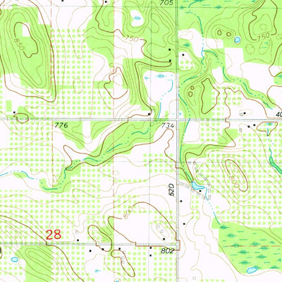 United States Geological Survey Bangor, MI (1981, 24000-Scale) digital map