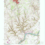 United States Geological Survey Bangor, PA-NJ (1997, 24000-Scale) digital map