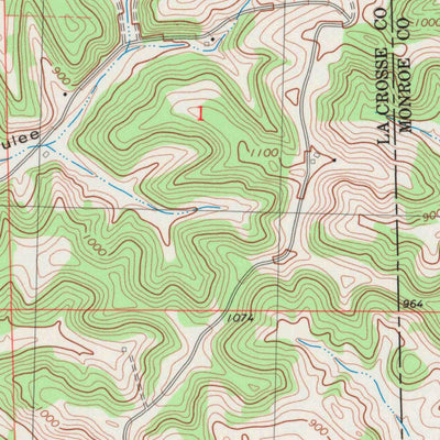 United States Geological Survey Bangor, WI (1983, 24000-Scale) digital map