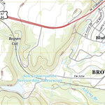 United States Geological Survey Bangs East, TX (2022, 24000-Scale) digital map