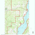 United States Geological Survey Bangs Mountain, WA (1992, 24000-Scale) digital map