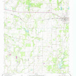 United States Geological Survey Bangs West, TX (1962, 24000-Scale) digital map