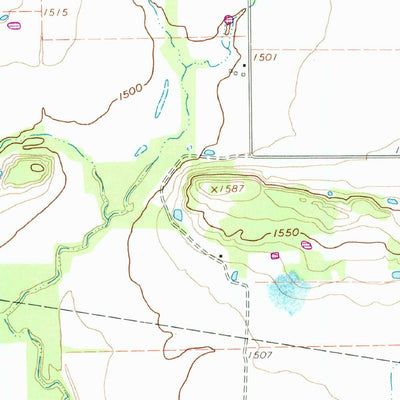 United States Geological Survey Bangs West, TX (1962, 24000-Scale) digital map