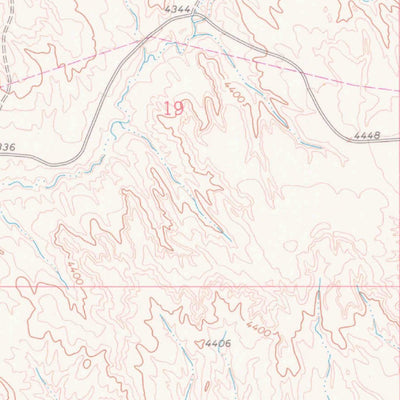 United States Geological Survey Banjo Flats East, WY (1966, 24000-Scale) digital map