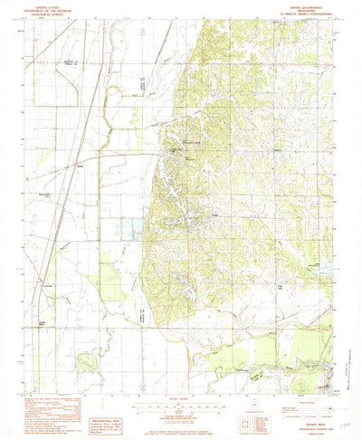 United States Geological Survey Banks, MS (1982, 24000-Scale) digital map