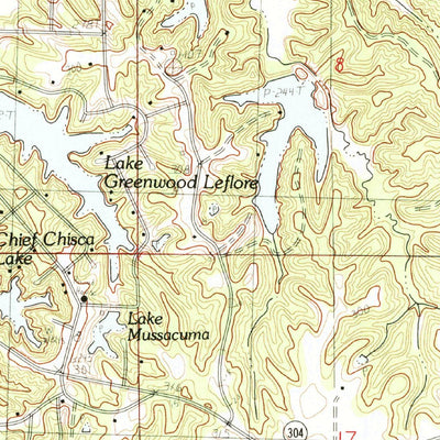 United States Geological Survey Banks, MS (1982, 24000-Scale) digital map