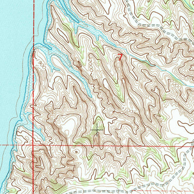 United States Geological Survey Banks, ND (1997, 24000-Scale) digital map