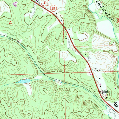 United States Geological Survey Bankston, AL (1967, 24000-Scale) digital map