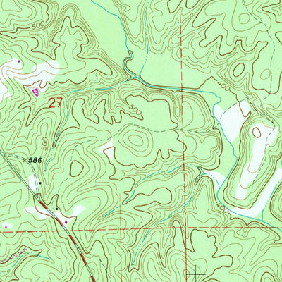 United States Geological Survey Bankston, AL (1967, 24000-Scale) digital map