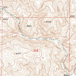 United States Geological Survey Bannack, MT (1952, 24000-Scale) digital map