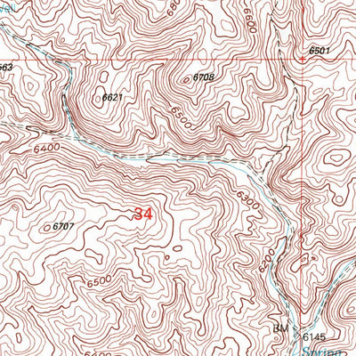 United States Geological Survey Bannack, MT (1997, 24000-Scale) digital map