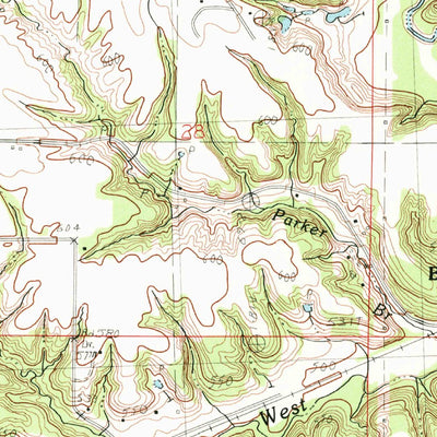 United States Geological Survey Banner, IL (1982, 24000-Scale) digital map