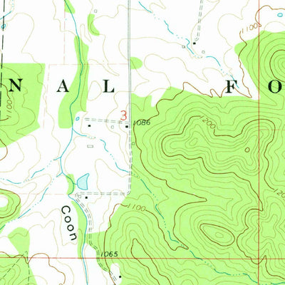 United States Geological Survey Banner, MO (1968, 24000-Scale) digital map