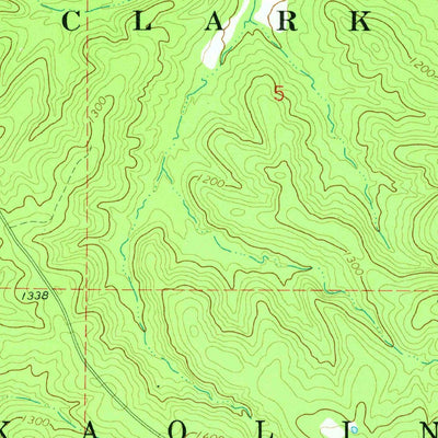 United States Geological Survey Banner, MO (1968, 24000-Scale) digital map