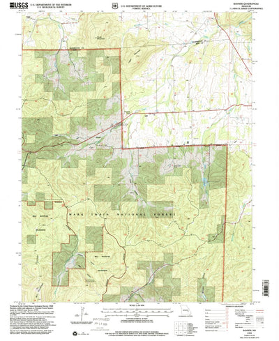 United States Geological Survey Banner, MO (1999, 24000-Scale) digital map