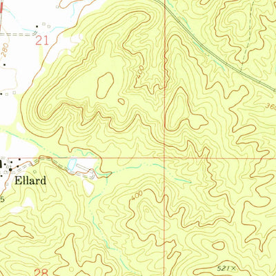 United States Geological Survey Banner, MS (1972, 24000-Scale) digital map