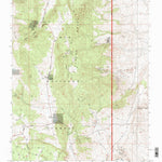 United States Geological Survey Banner Ridge, CA (1994, 24000-Scale) digital map