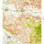 United States Geological Survey Banning, CA (1943, 62500-Scale) digital map