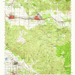 United States Geological Survey Banning, CA (1956, 62500-Scale) digital map