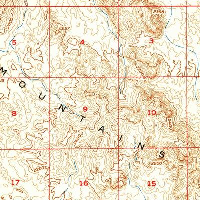 United States Geological Survey Bannock, CA (1956, 62500-Scale) digital map