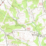 United States Geological Survey Banoak, NC (1970, 24000-Scale) digital map