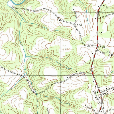 United States Geological Survey Banoak, NC (2002, 24000-Scale) digital map