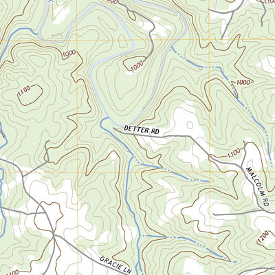 United States Geological Survey Banoak, NC (2022, 24000-Scale) digital map