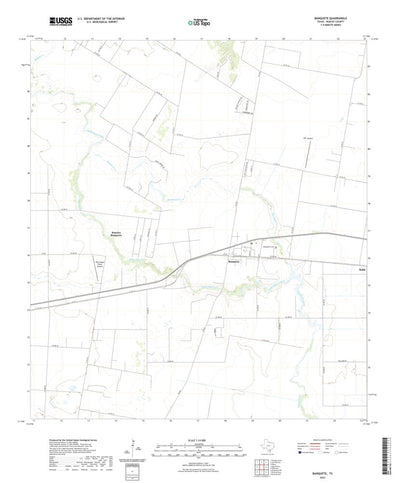 United States Geological Survey Banquete, TX (2022, 24000-Scale) digital map
