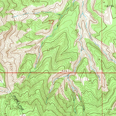 United States Geological Survey Banta Ridge, CO (1964, 24000-Scale) digital map