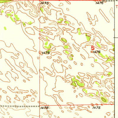 United States Geological Survey Bantry, ND (1950, 24000-Scale) digital map