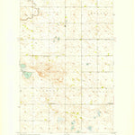 United States Geological Survey Bantry NW, ND (1950, 24000-Scale) digital map