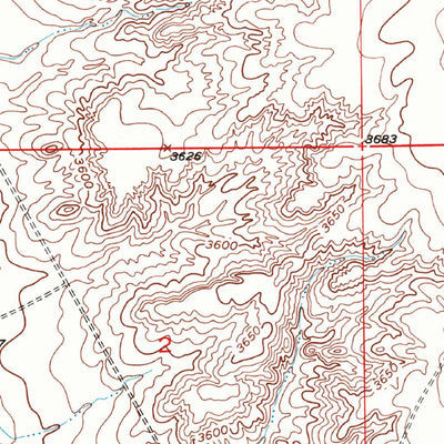 United States Geological Survey Bar C Bar Ranch, NM (1952, 24000-Scale) digital map