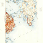 United States Geological Survey Bar Harbor, ME (1942, 62500-Scale) digital map