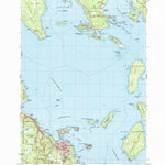 United States Geological Survey Bar Harbor, ME (1982, 24000-Scale) digital map
