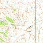 United States Geological Survey Bar N Draw, WY-MT (1968, 24000-Scale) digital map