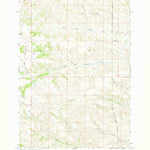 United States Geological Survey Bar V Ranch NE, MT (1967, 24000-Scale) digital map