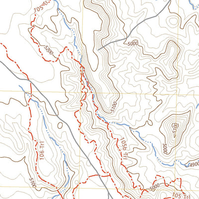 United States Geological Survey Bar X Wash, UT (2023, 24000-Scale) digital map