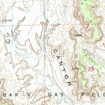 United States Geological Survey Bar X Wash, UT-CO (1970, 24000-Scale) digital map