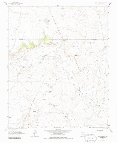 United States Geological Survey Bar Y Ranch, NM (1963, 24000-Scale) digital map