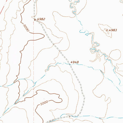 United States Geological Survey Bar Y Ranch, NM (1963, 24000-Scale) digital map