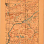 United States Geological Survey Baraboo, WI (1908, 62500-Scale) digital map