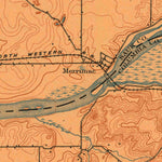 United States Geological Survey Baraboo, WI (1908, 62500-Scale) digital map