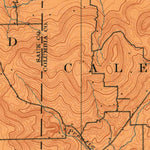 United States Geological Survey Baraboo, WI (1908, 62500-Scale) digital map