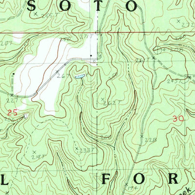 United States Geological Survey Barbara, MS (1982, 24000-Scale) digital map