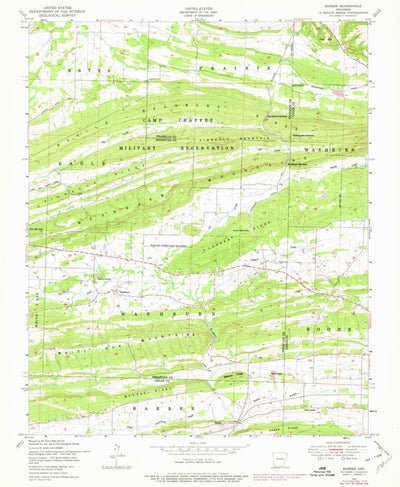 United States Geological Survey Barber, AR (1947, 24000-Scale) digital map