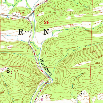 United States Geological Survey Barber, AR (1947, 24000-Scale) digital map