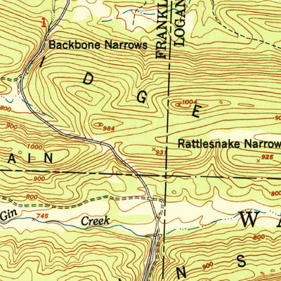 United States Geological Survey Barber, AR (1951, 24000-Scale) digital map