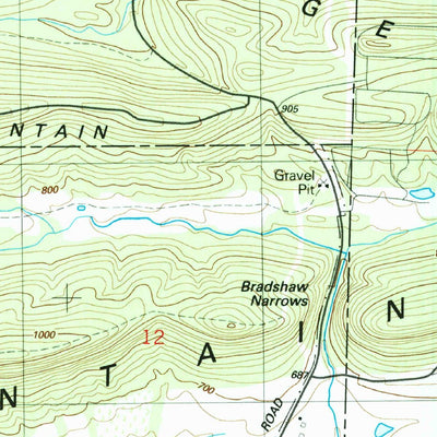 United States Geological Survey Barber, AR (1987, 24000-Scale) digital map