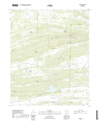 United States Geological Survey Barber, AR (2020, 24000-Scale) digital map